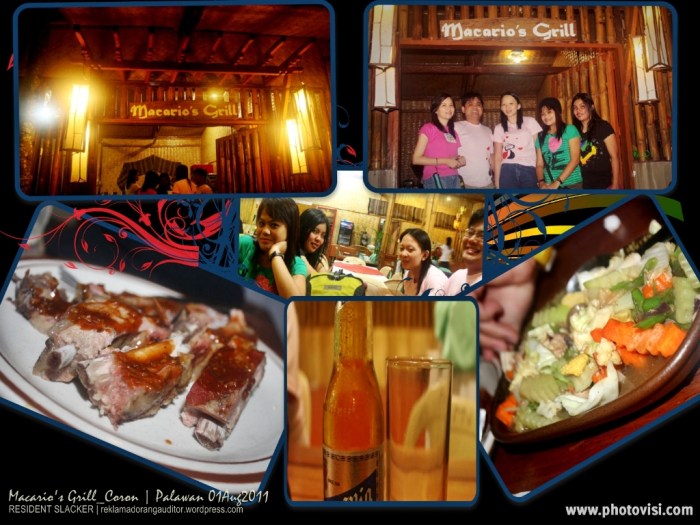 Macario's Grill at Coron --click on image for a full view