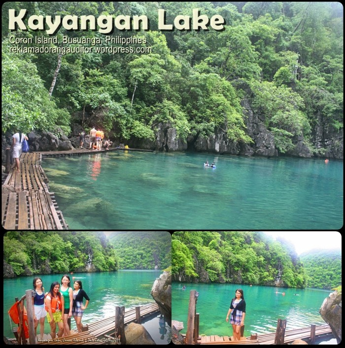 Kayangan Lake --thanks Ate Tour Guide for the group pic :)
