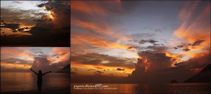 Anawangin Cove ---loving the sunset here! :)