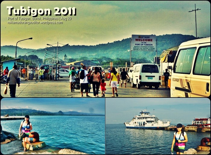 Getting off at Tubigon Seaport ---click on image for a full view :)