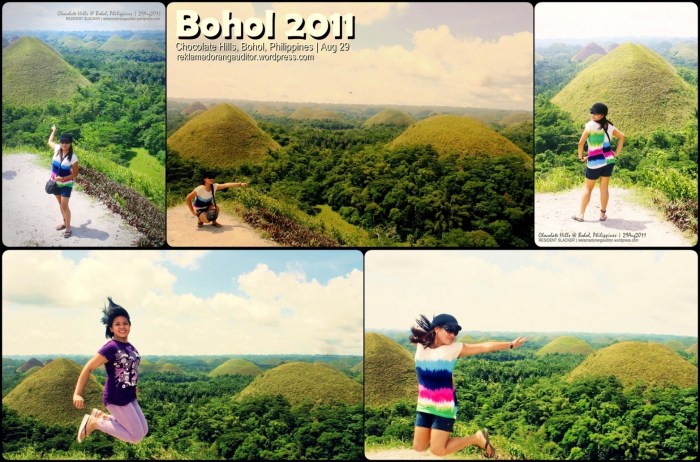Chocolate Hills on the background --click on image for a full view :)