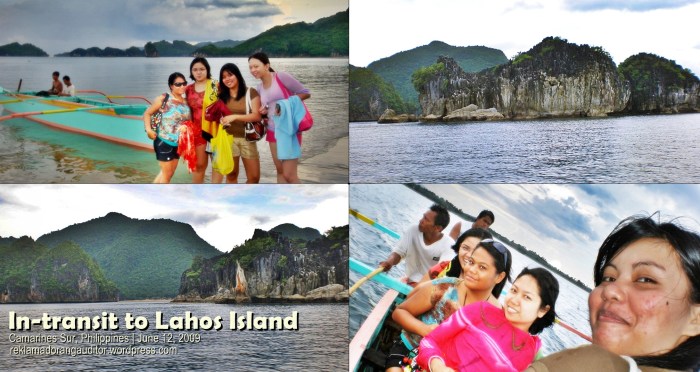 Caramoan: In transit to Lahos Island...