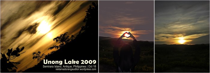 Sunset at Unong Lake <3 --click on image for a full view :)
