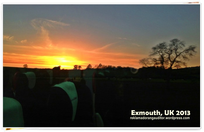 Sunset and Empty Seats? Was I alone all along? :)