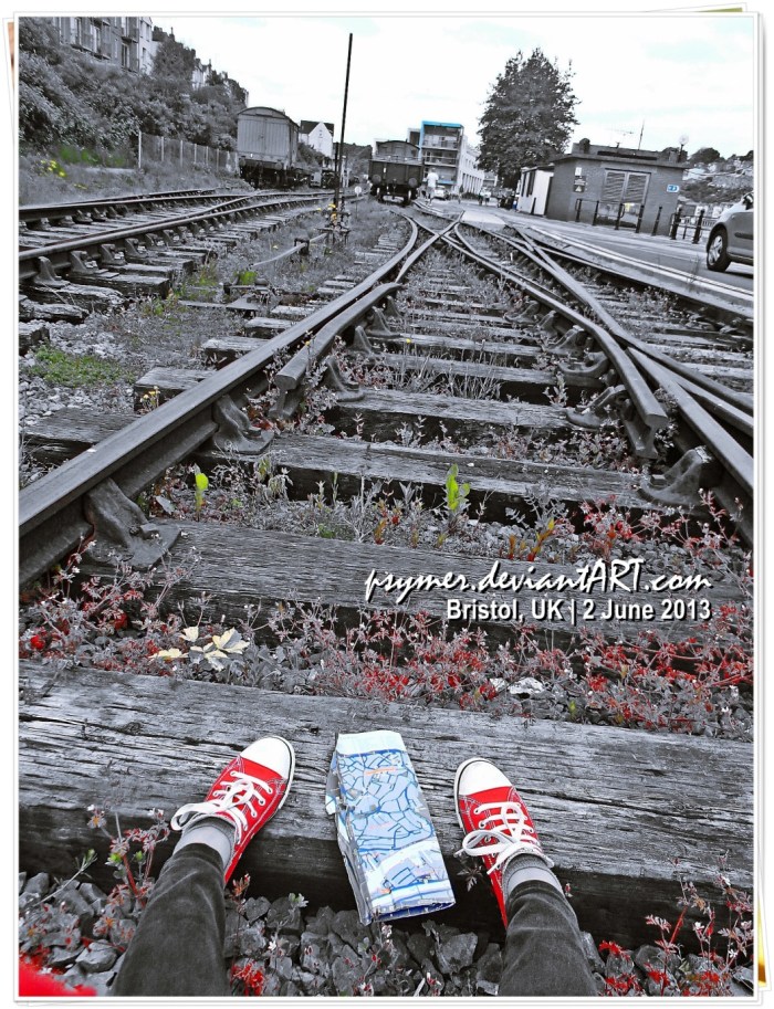 Train Track in Bristol, UK