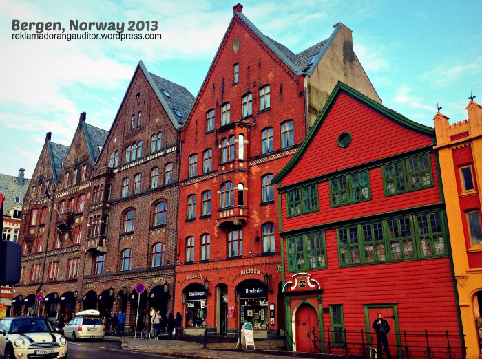 Bryggen Street, Bergen, Norway