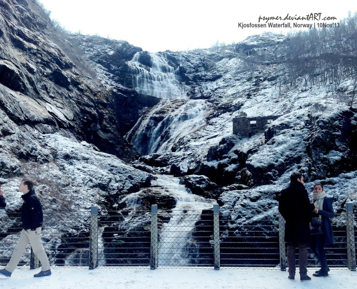 Kjosfossen Waterfall, Norway  --click on image for a full view :)